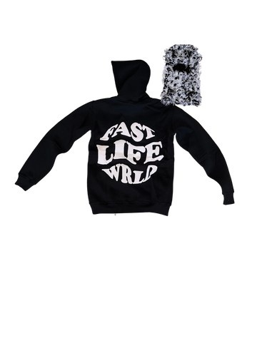 Black Fast Life Wrld Hoodie